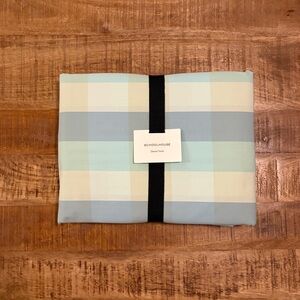 NEW Schoolhouse Woven Plaid Shore Duvet Cover